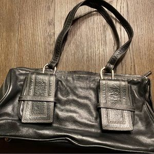 Soft leather satchel